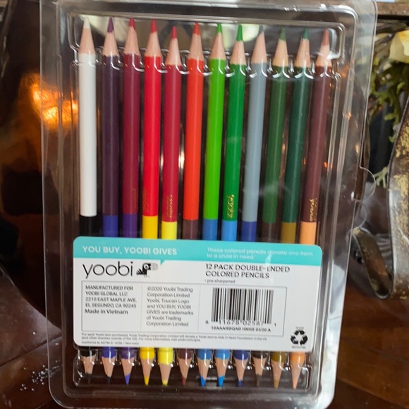 Yoobi Other 86 Yoobi 12 Pack Double Ended Colored Pencils Poshmark